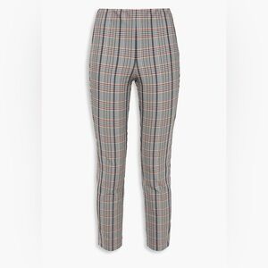 rag & bone Simone high rise cropped leg plaid pants in size 12.
